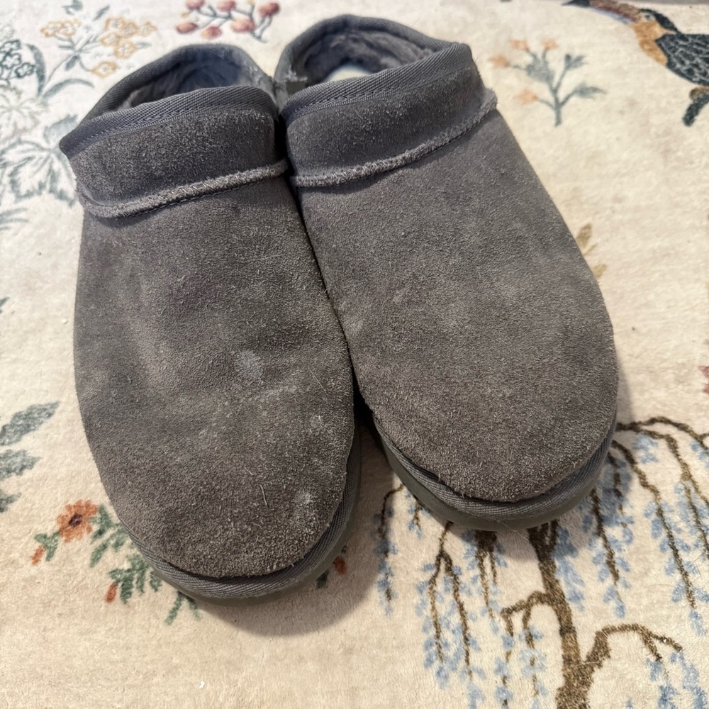 Ugg classic slipper grey women’s size 9 - Picture 2 of 8